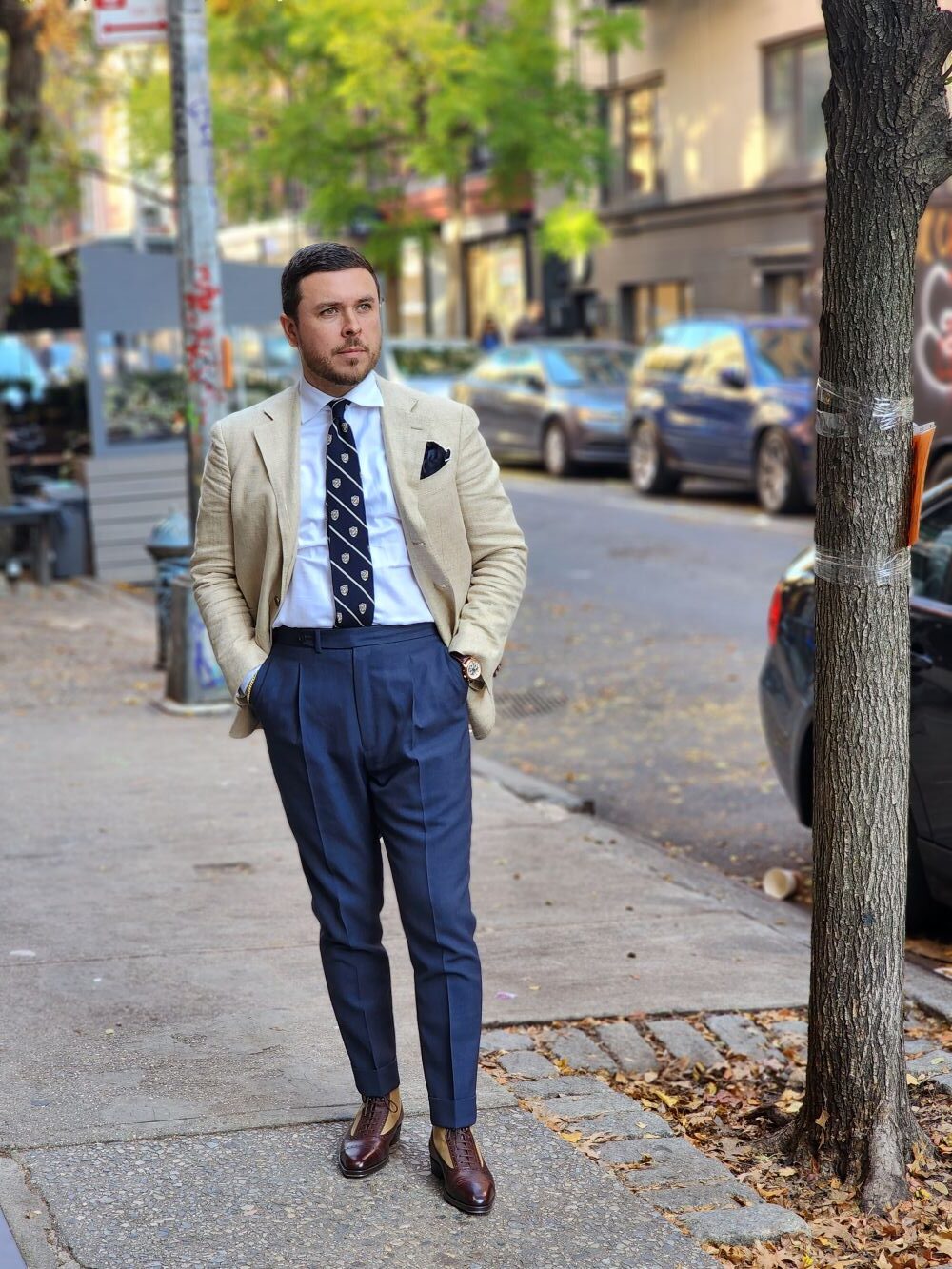 combination outfit, two tone boots