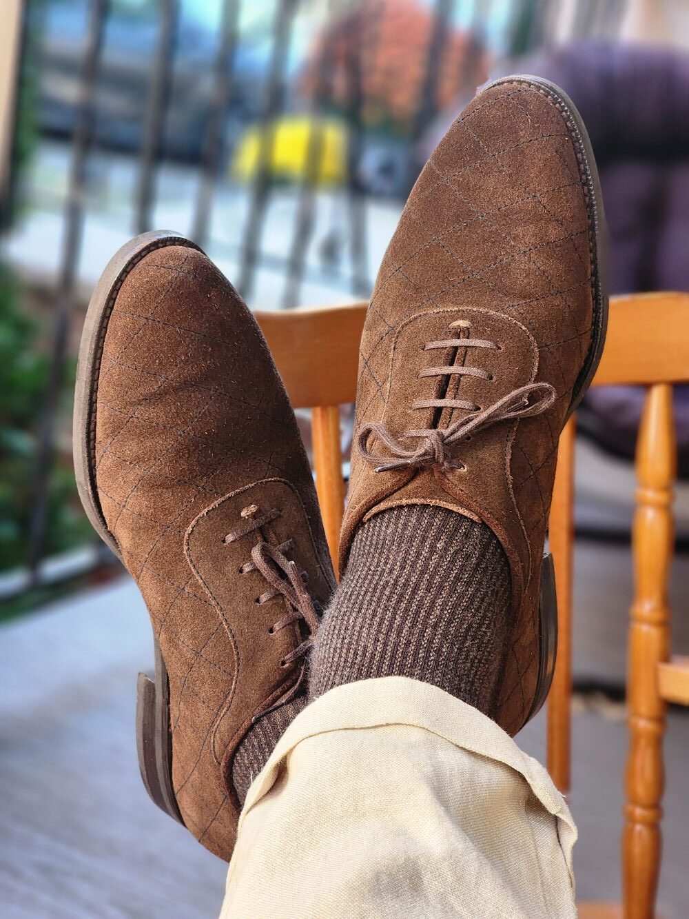 J.FitzPatrick Suede Oxfords