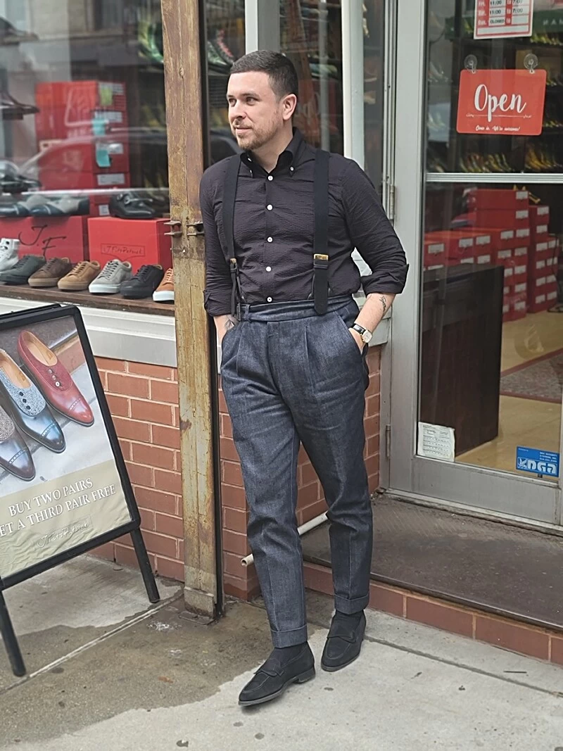 How To Wear Black Suede