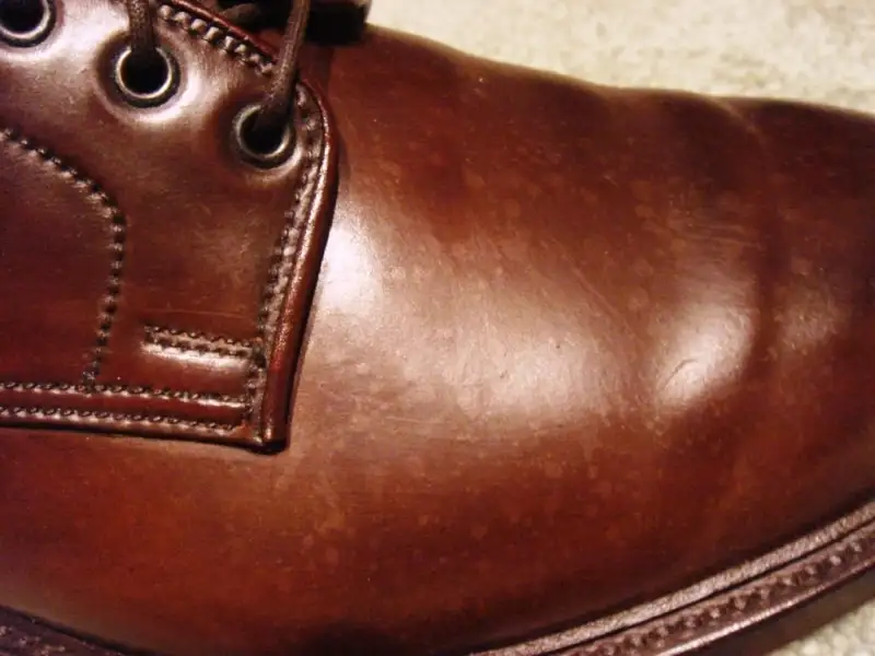 new shoes in the rain